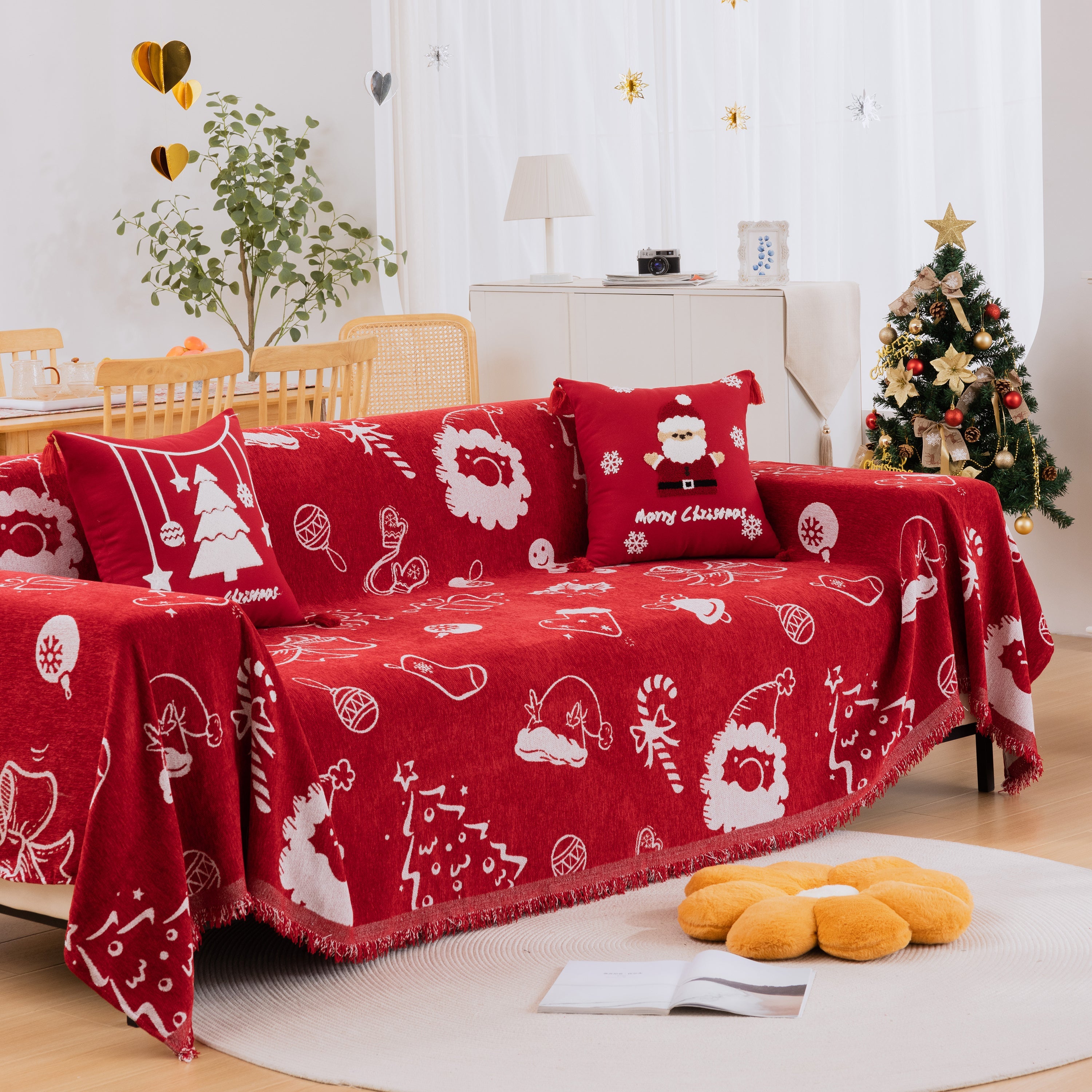 Soft Sofa Cover Chenille Sofa Cover Throw Couch Cover Blanket Throws for Couches