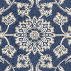 HomeRoots Decor 5'3' x 7'7' UV-Treated Polypropelene Denim Area Rug