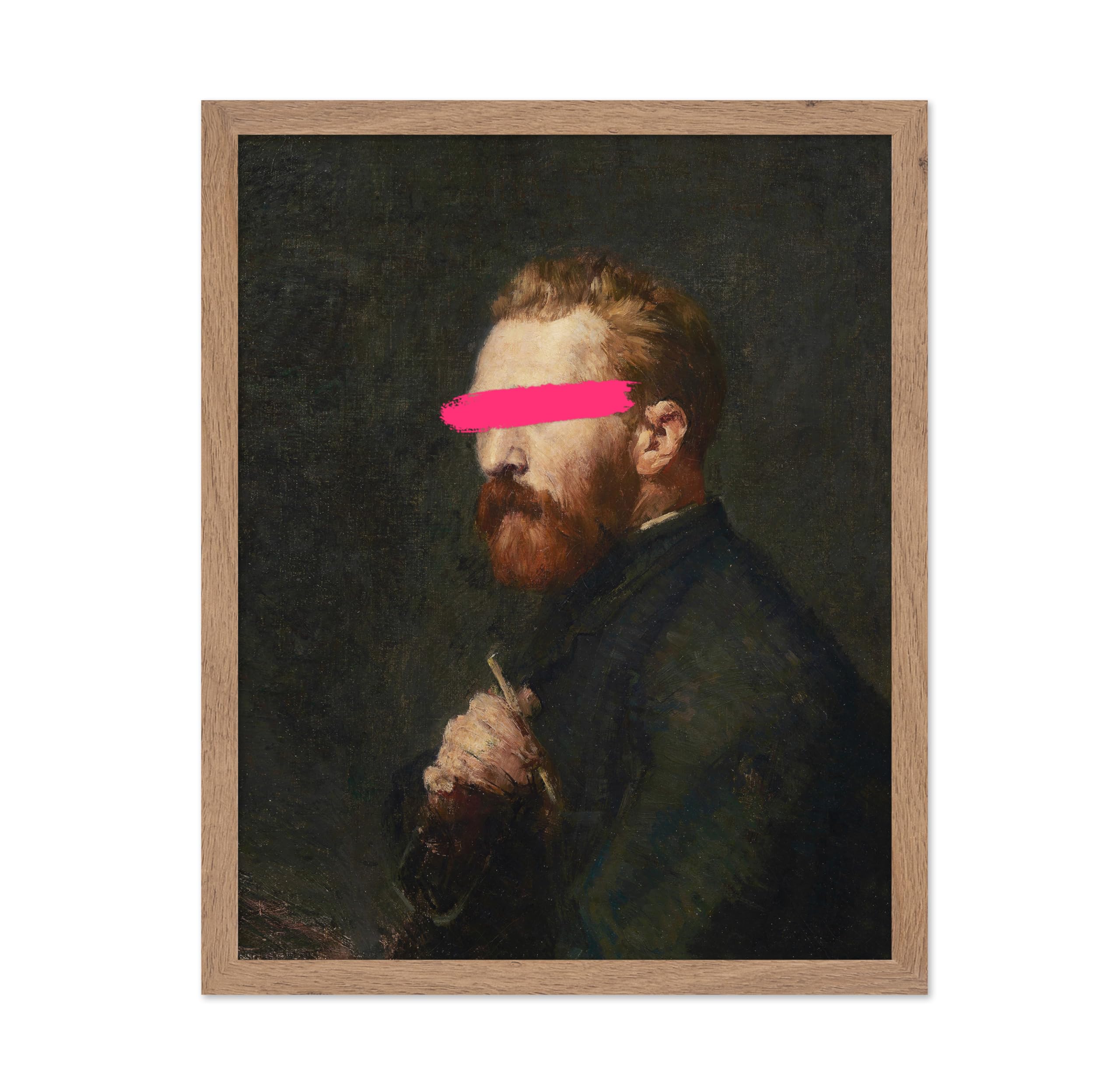 Poster Master Portrait of Vincent van Gogh Painting Poster - Baroque Print - Altered Art - Pop Art - Portrait Art - Gift for Men