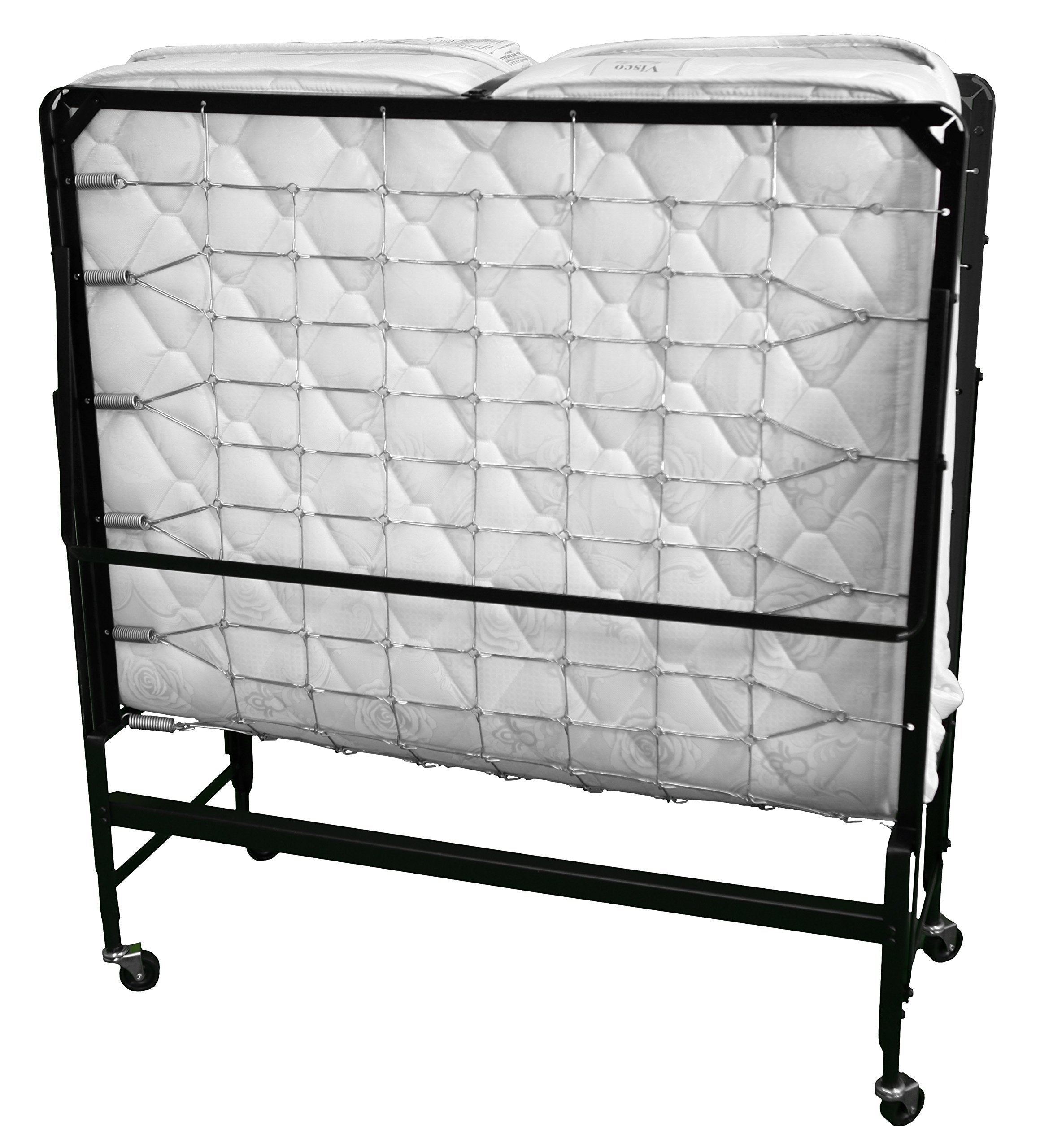 Hollywood Bed Frames Memory Foam Rollaway 39&quot; Mattress, Twin, Black