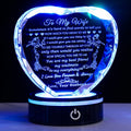 Ywhl Gifts For Wife With Colorful Led Base I Love You Gifts For Her From Husband Best Anniversary Birthday Wife Gift Ideas Roman