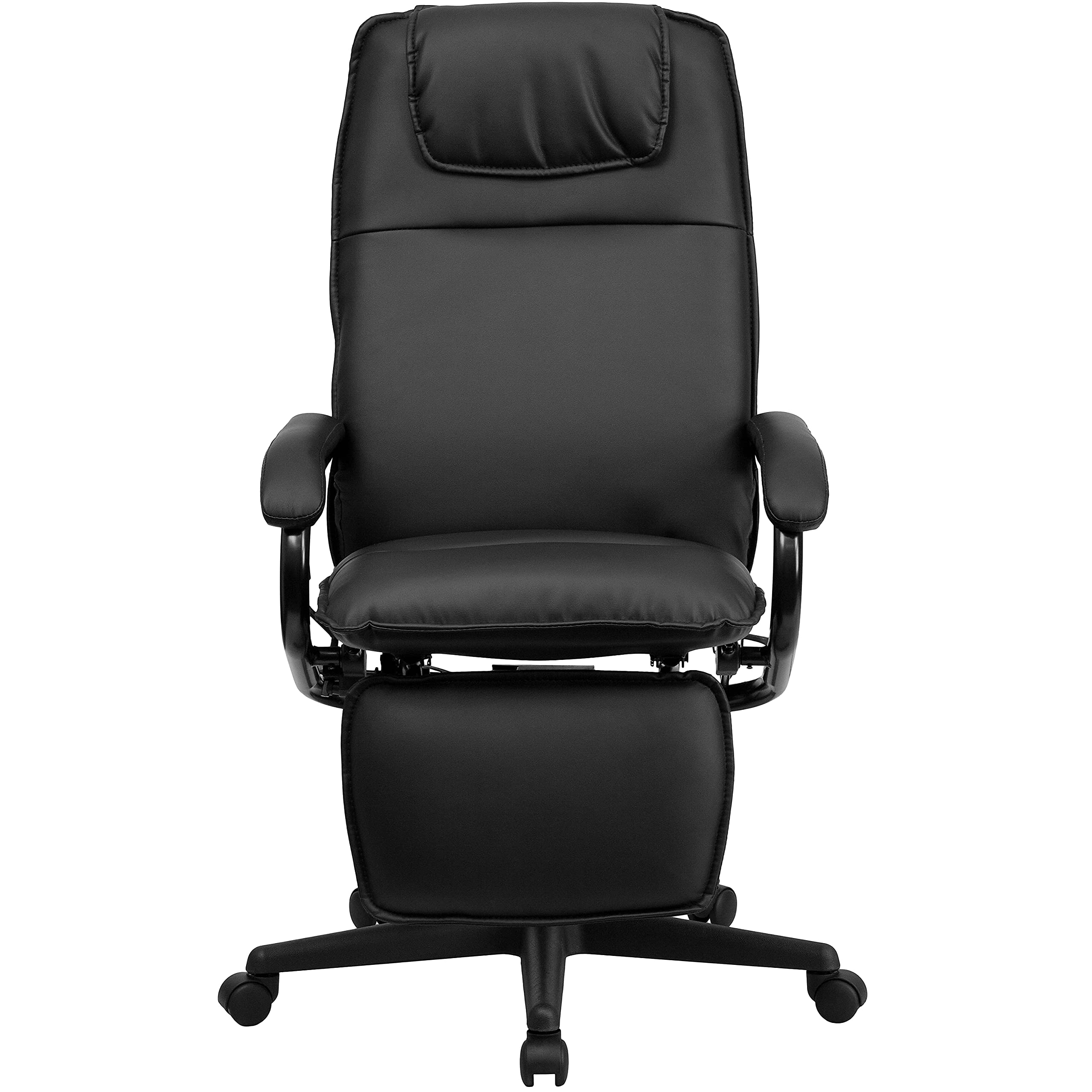 Flash Furniture High Back Black Leather Executive Reclining Office Chair