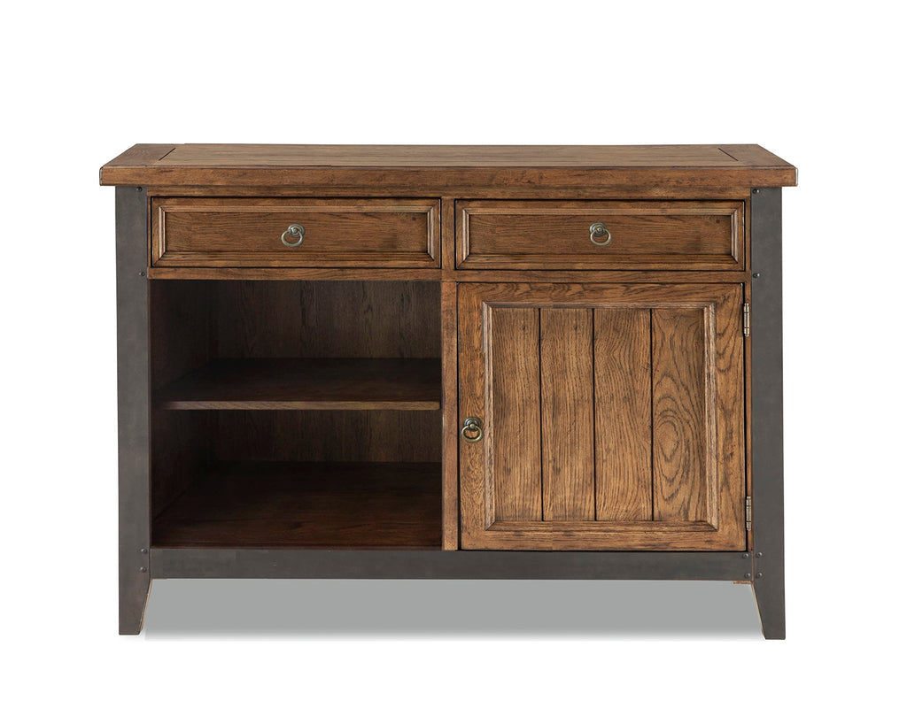 Intercon River 50" Metal Accents and 2 Drawers, Brown Sideboard