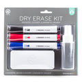 U Brands Dry Erase Board Accessories Kit, Office Supplies, With Markers, Eraser, Board Cleaner, 5 Pieces