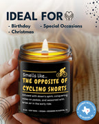 Funny Cycling Candle, Best Unisex Bike Gifts For Bikers, Novelty Gifts For Mountain Bikers, Cyclists Gifts For Men, Bicycle Enth