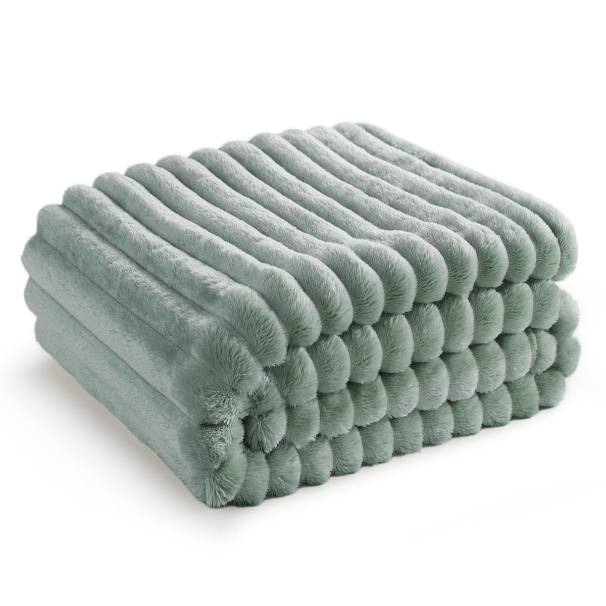 Bedsure Sage Green Throw Blanket For Couch - Super Soft Cozy Blankets For Women, Cute Small Fleece Blanket For Girls, 50X60 Inch