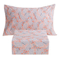 Jsd Pink Paisley Floral Sheet Set Twin Size, 3 Piece Soft Printed Microfiber Sheets Extra Deep Pocket