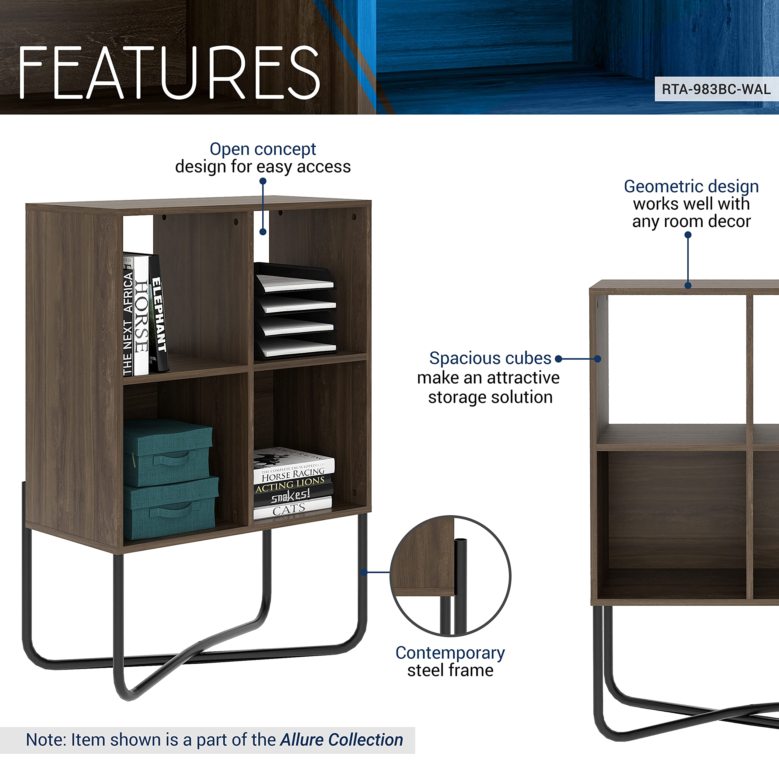 Techni Mobili 2-Tier Bookshelf - Thumbnail 4
