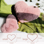 Easttree Heart Pillows, Dusty Pink Heart Shaped Pillows, Love Throw Pillows Back To School Gifts, Small Cute Fluffy Pillows, Wom