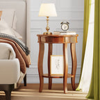 Acme Aberta End Table In Walnut