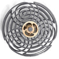 Mindsight Moving Kinetic Wall Art - Wind up to power peaceful 'Ripple' motion (no battery) - Calming Wall D  cor for Living Room