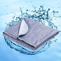 Marchpower Cooling Blanket for Kids Hot Sleepers, Arc-Chill Throw with Double-Sided Design, Japanese Fiber Absorbs Body Heat, Li