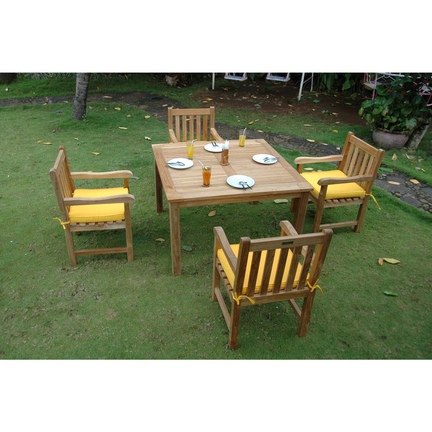 Anderson Teak Classic 5 Piece Patio Dining Set