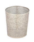 Deco 79 Contemporary Metal Small Waste Bin, 9 x 9 x 10, Silver