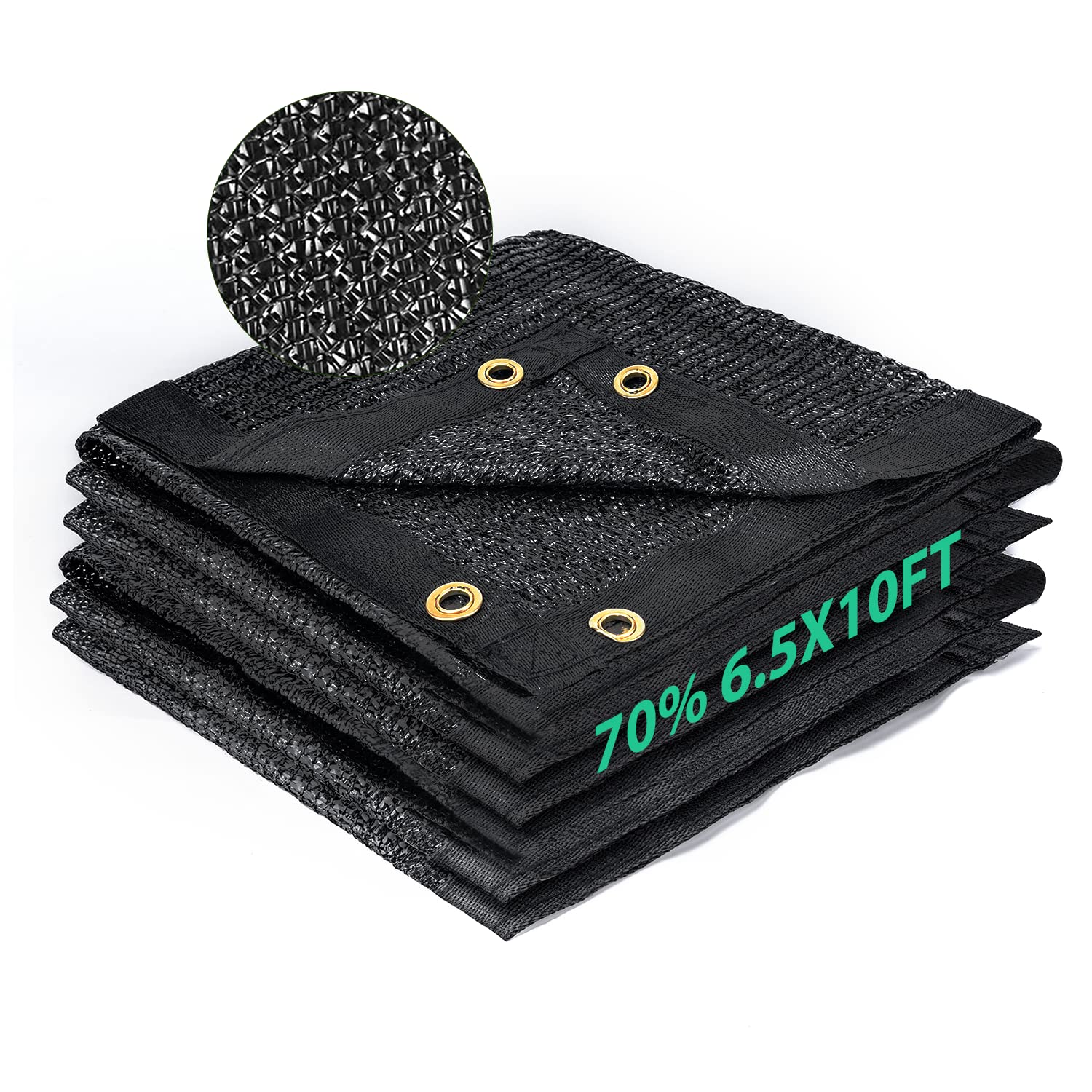 Kesfitt Garden 70% Shade Cloth, Resistant Sun Shade Net 20X30Ft Mesh Tarp With Hdpe Material And Reinforced Grommets Shade Trap