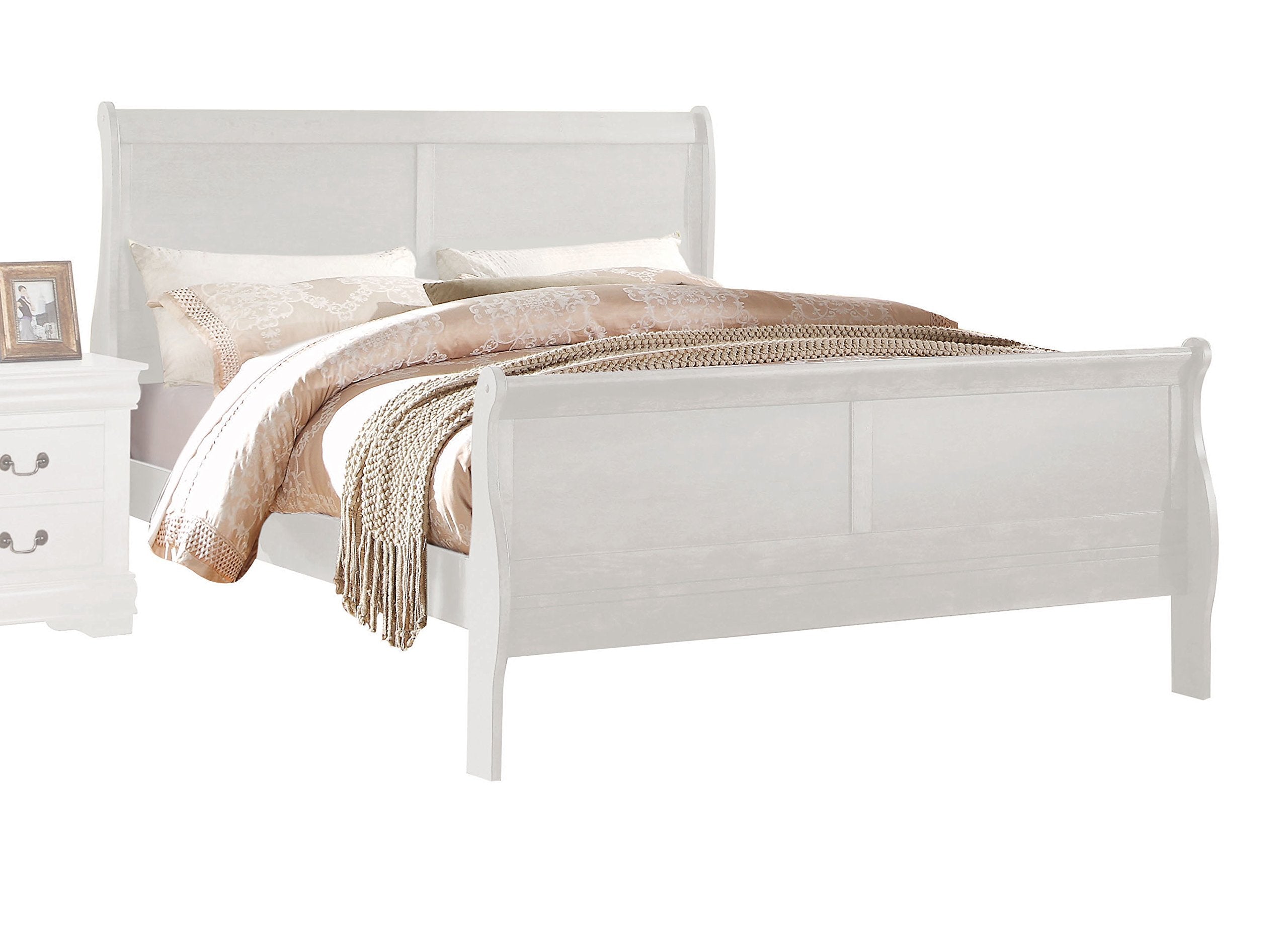 ACME FURNITURE Louis Philippe Queen Bed - - White