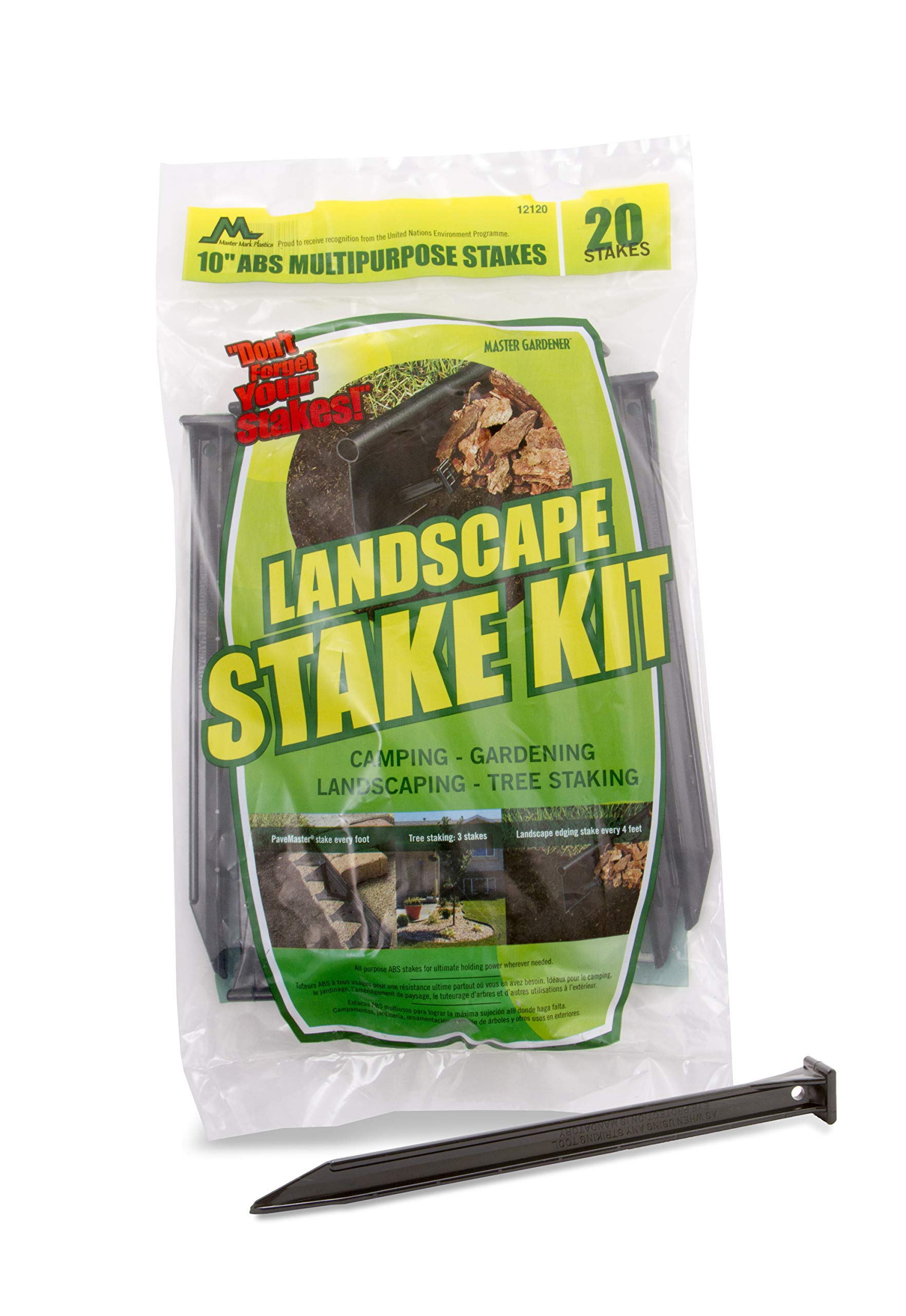 Master Mark 10    Abs Multi-Purpose Stake Anchors (20-Pack)