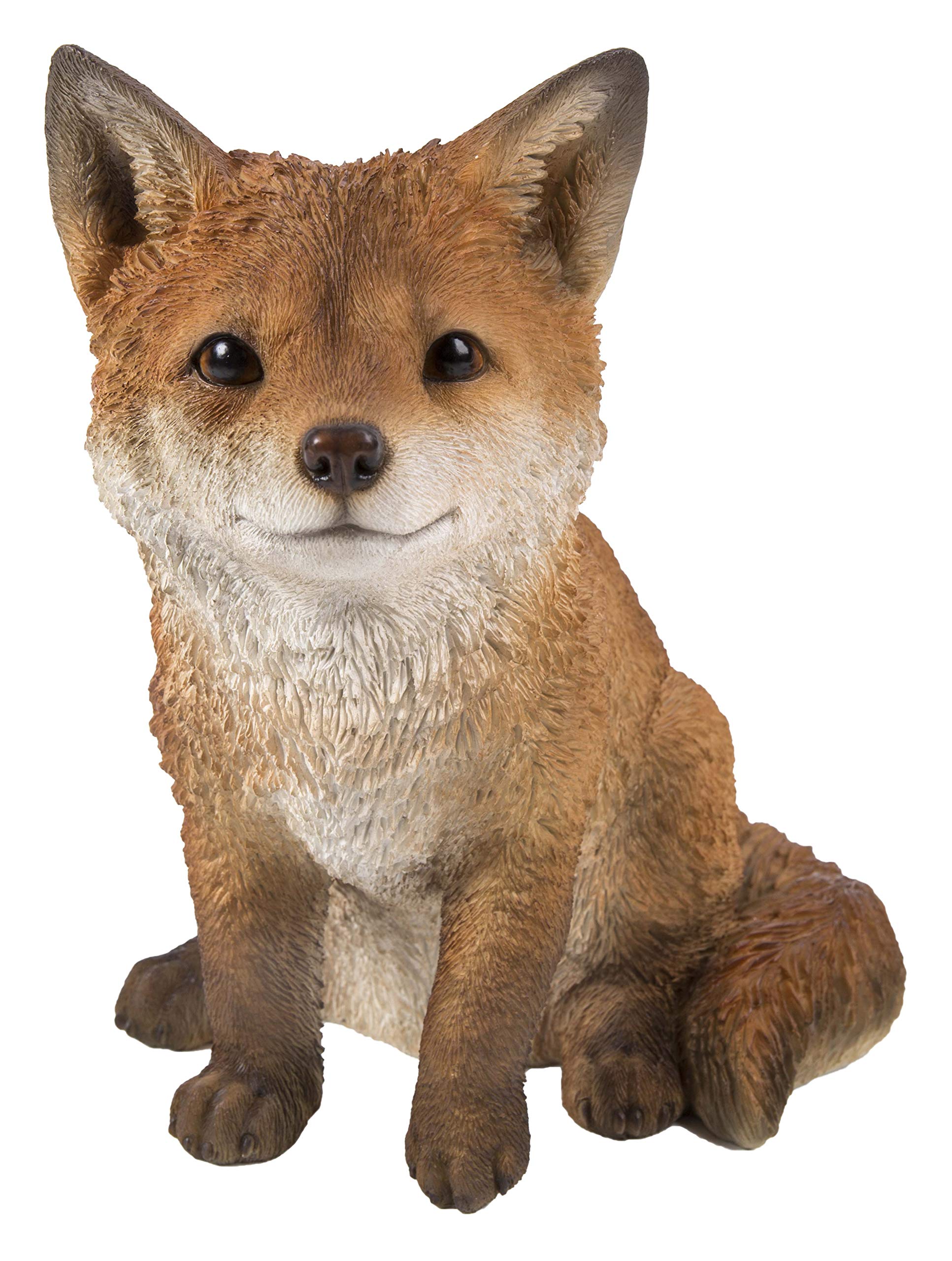 Hi-Line Gift 87719-E Fox Pup Sitting Statue