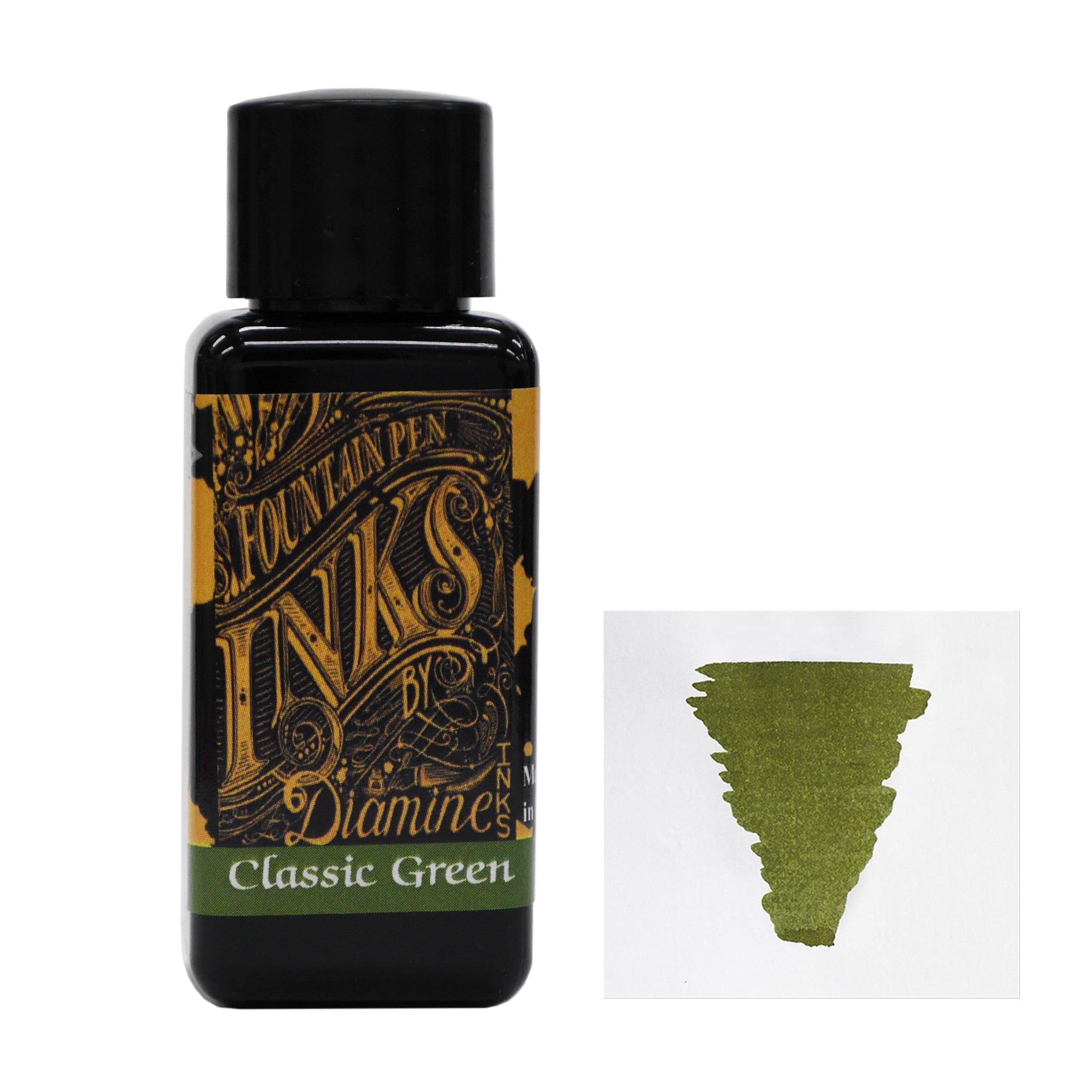 Diamine 304 Bottle Ink, Classic Green, 1.0 Fl Oz (30 Ml)