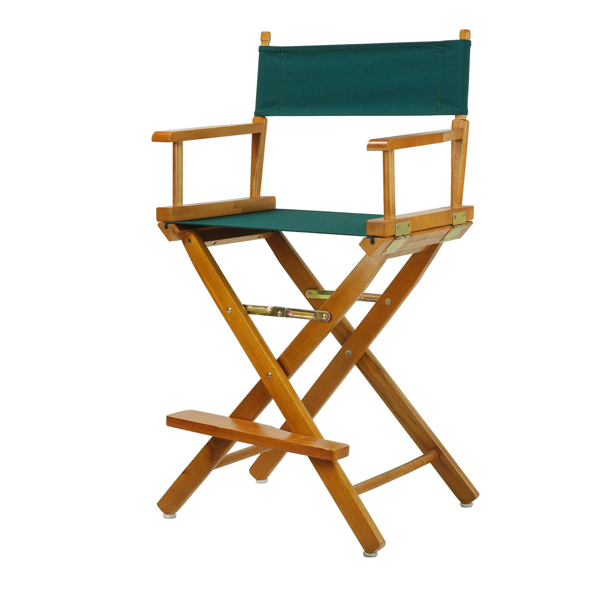 Casual Home 24&quot; Director'S Chair Honey Oak Frame-With Hunter Green Canvas, Counter Height