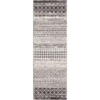 Livabliss Chester Boho Moroccan Runner Area Rug,2'7'' X 20',Black