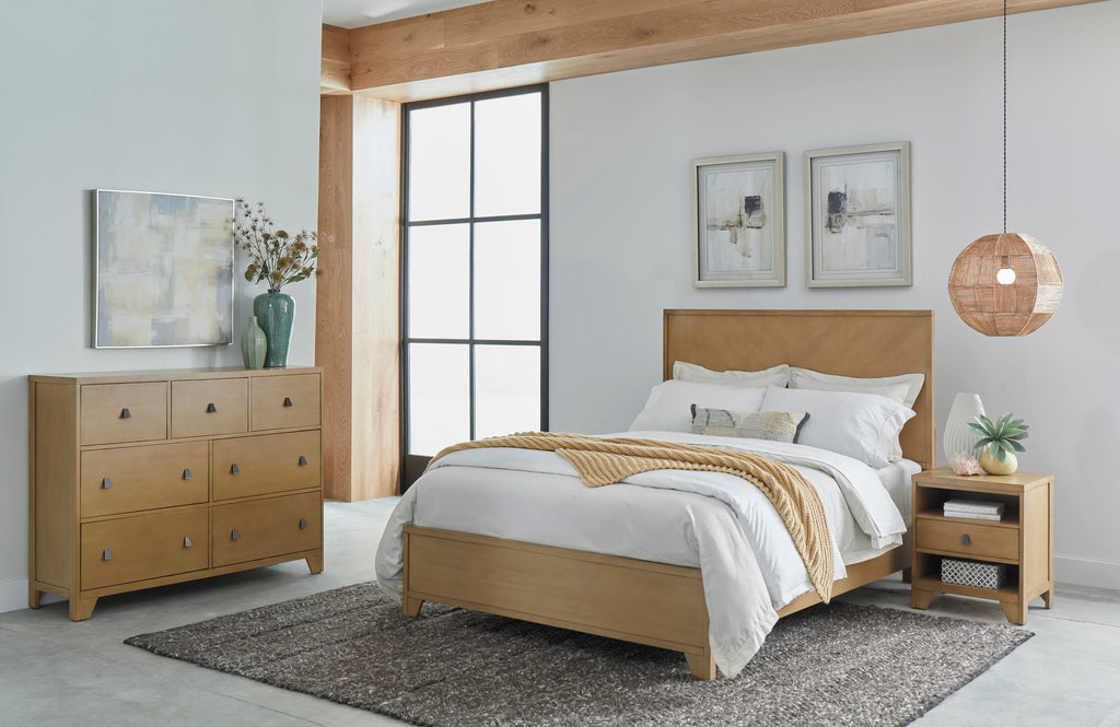 Progressive Furniture Blonde/Light Gold Hayden 7 Drawer Double Dresser