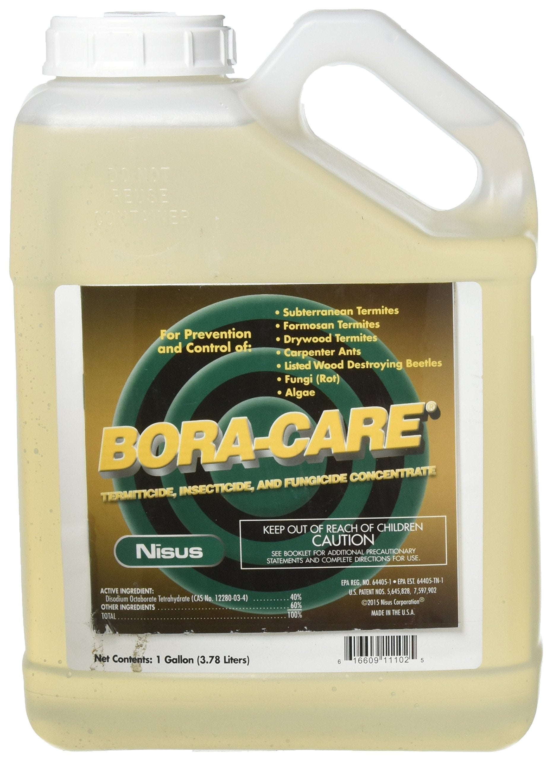 Nisus Bora Care - 1 Jug Natural Borate Termite Control For Insects Ni1001 1 Gallon