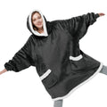 Bedsure Wearable Blanket Hoodie With Sleeves - Sherpa Hooded Blanket Adult As Gifts For Mom Women, Winter Sweatshirt Blanket Sta