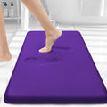 Smiry Memory Foam Bath Mat 30 x 20, Extra Soft Absorbent Bathroom Rugs Non Slip Bath Rug Runner for Shower Bathroom Floors, Deep