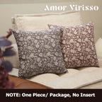 Amor Virisso Throw Pillow Covers 20X20 Floral Pillow Covers Block Print Farmhouse Neutral Pillow Covers Decorative Accent Throw
