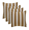 Rsh Decor: Sunbrella Square Throw Pillows Set Of 4 | 24' X 24' | Water And Fade-Resistant Performance Fabric | Outdoor Floor &