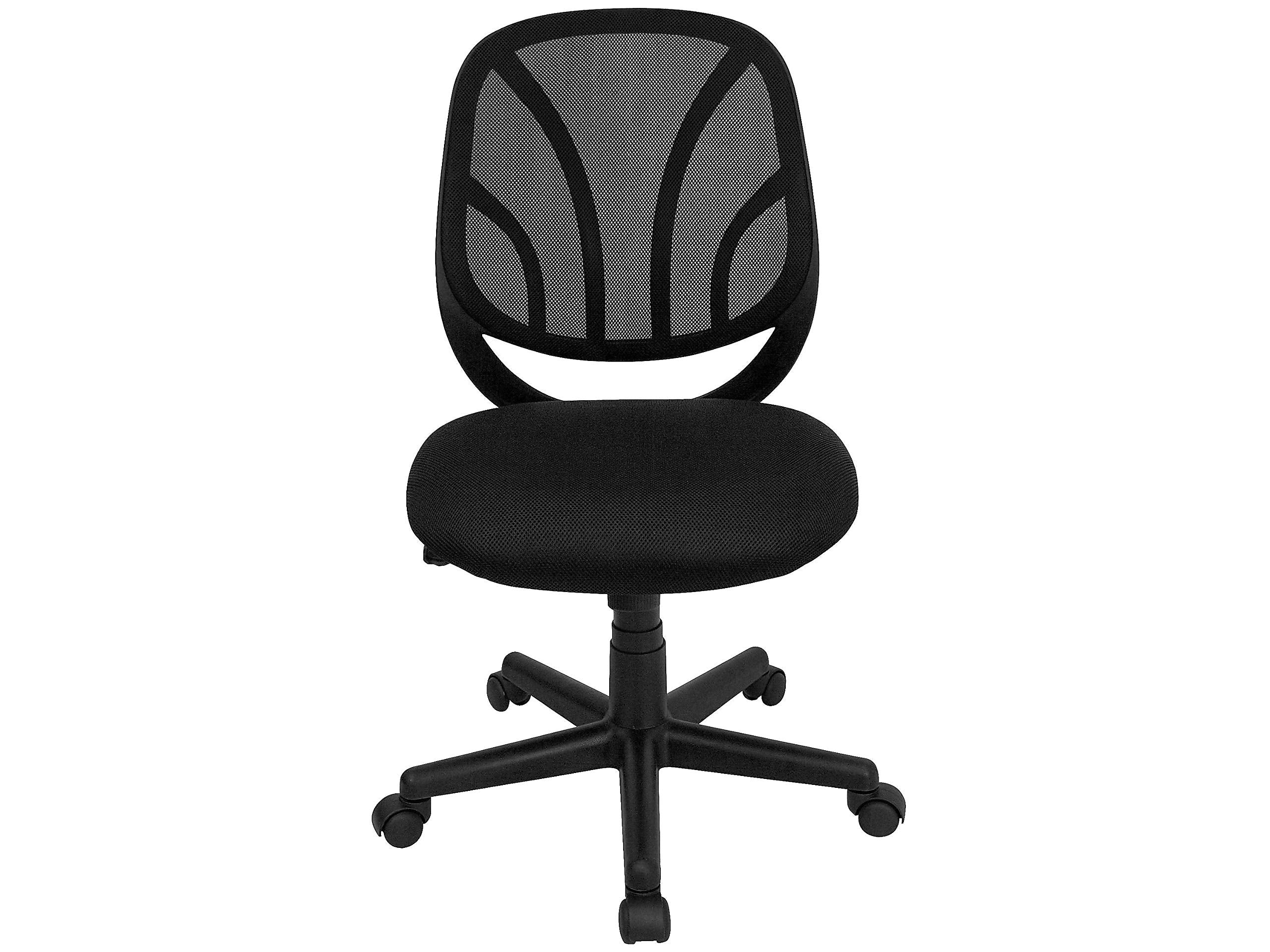 Flash Furniture Y-Go Chair™ Mid-Back Black Mesh Swivel Task Chair