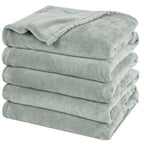Phf Oversized King Fleece Blanket 120'X120', No Shed No Pilling Big Soft Blanket, Extra Large 10'X 10' Lightweight For Bed, Sofa Travel And Camping, Suitable For All Season, Sage Green