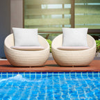 Miulee Pack Of 4 12X24 Outdoor Pillow Inserts, Water-Resistant Throw Pillow Inserts Decorative Premium Rectangle Pillow Stuffer Sham For Porch Swing Couch Sofa Cushion Patio Furniture