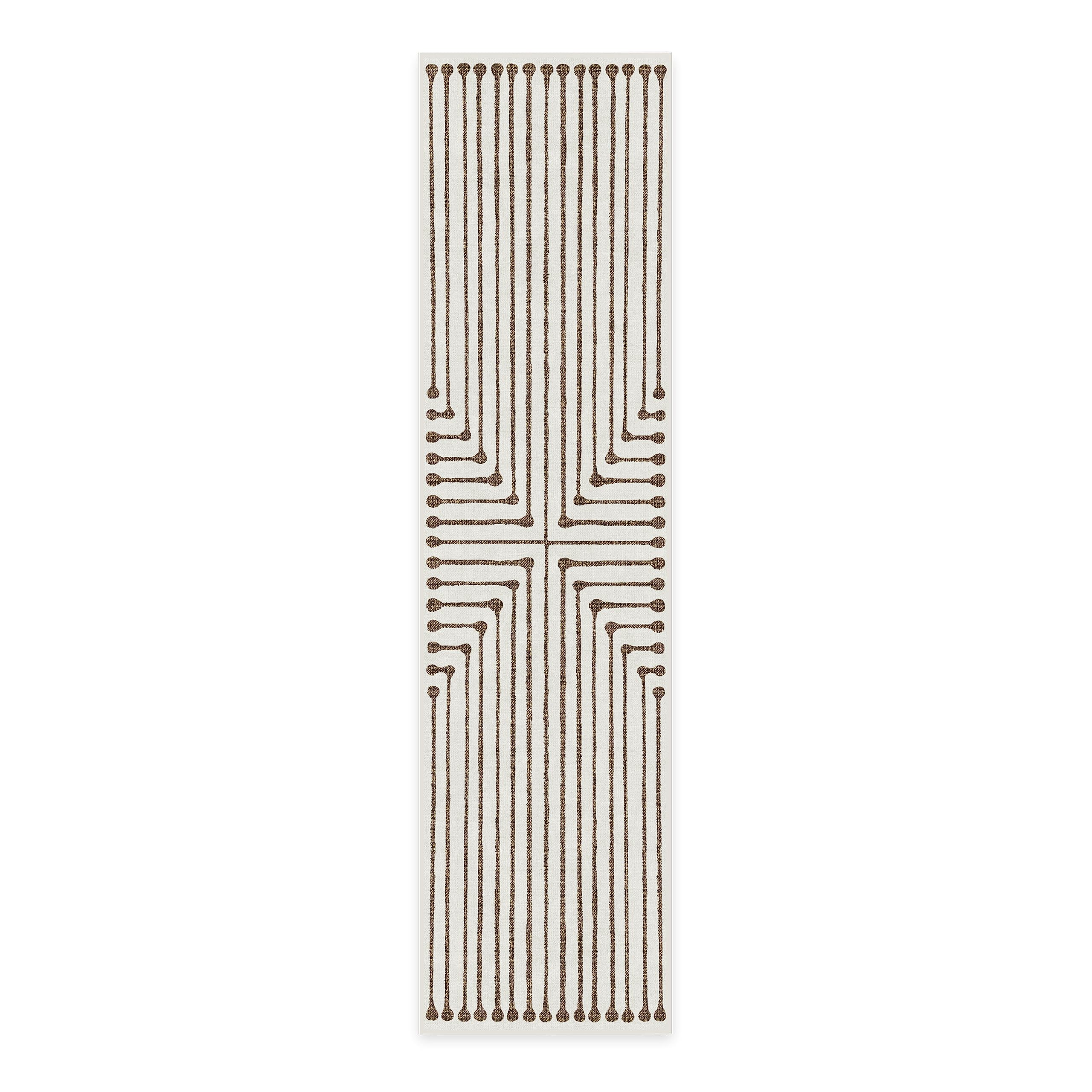 Ruggable X Jonathan Adler Washable Runner Rug - Runners For Hallways, Bedrooms, Entryway, Living Room & Kitchen- Stain & Water R