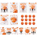 Demonwer 24 Pcs Valentine s Day Cards with Basketball Valentines Sports Gift Card Mini Squeeze Foam Basketball Valentine Greeti