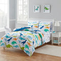 Kids Bedding Set Bed In A Bag For Boys And Girls Toddlers Printed Sheet Set And Comforter , Twin, Dinosaur
