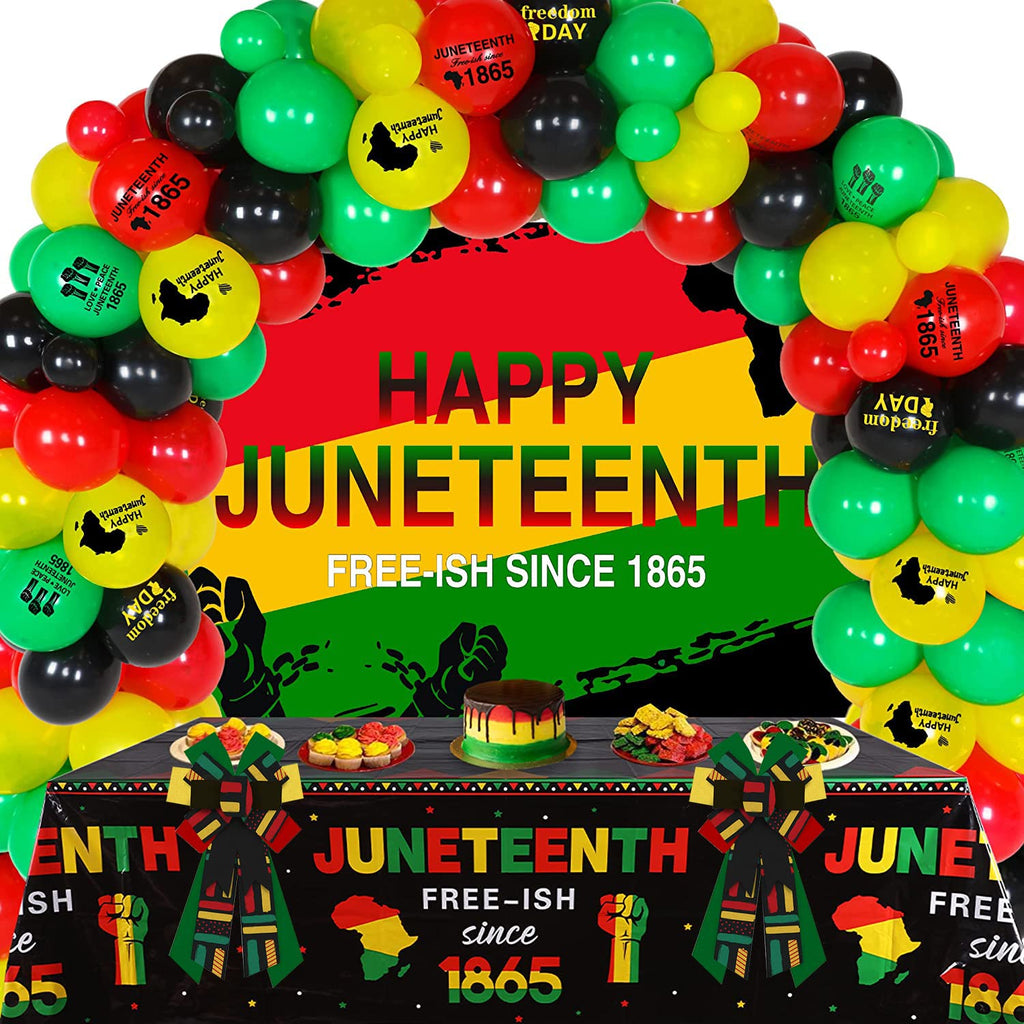 Large Kwanza Wreath Bow June 19Th 1865 Freedom Day Strips Burlap Bow For Wreaths, Africa American Independence Day Tree Topper B