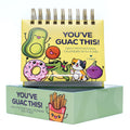 T Marie Punny Motivational Desk Calendar - Daily Perpetual Calendar To Use Year After Year - Cute Office Decor, Positive Affirma