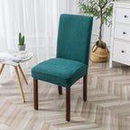Genina Chair Covers For Dining Room Chair Covers Dining Chair Slipcovers Stretch Kitchen Parsons Chair Covers (Teal, 6 Pcs)