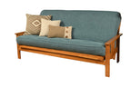 Kodiak Furniture Monterey Futon With Suede Peat Fabric Mattress In Tan/Barbados