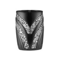 Zahari Home Sinatra Bath Tooth Brush Holder Modern Tooth Brush and Toothpaste Holder, Black