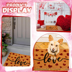 Ceenna Summer Ladybug Welcome Doormat Ladybug Coir Doormat With Non Slip Backing Summer Mat Front Porch Rugs For Home Entrance A