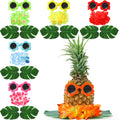 Rotatingpals 6 Sets Christmas Pineapple Table Centerpieces Luau Party Table Decorations Tropical Decor for Beach Summer Party