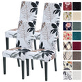 Searchi Dining Room Chair Covers Slipcovers Set Of 4, Spandex Super Fit Stretch Removable Washable Kitchen Parsons Chair Covers
