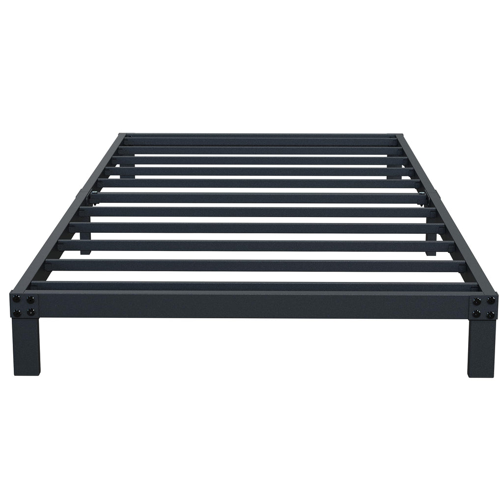 Upcanso 7 Inch Twin Bed Frames No Box Spring Need, Low Profile Metal Platform Twin Size Bed Frame, Heavy Duty Support Bedframes Twin, Easy Assembly