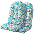 Enipate Tropical Print Adirondack Chair Cushions Set Of 2, Weather Resistant Patio Chair Seat Cushion, Tufted Thicken Outdoor Hi