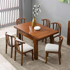 Genina Seat Covers For Dining Room Chair Seat Slipcovers Kitchen Chair Covers (White, 6 Pcs)
