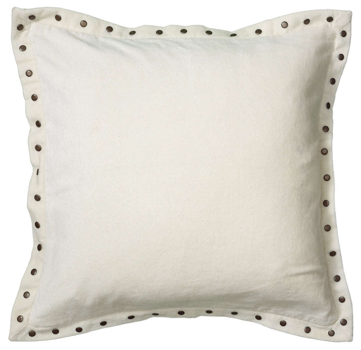 Rizzy Home | T05908 | Poly Fill Decorative Pillow | 18&quot;x18&quot; White/Metallic/Neutral Solid