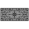 Calloway Mills 900222248 Gatsby Rubber Doormat, 22' X 48', Black